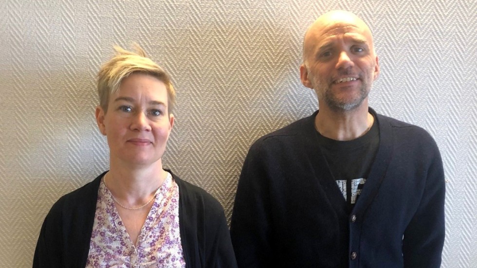 Caroline Axelsson, toppar miljöpartiets lista och  Mattias Berggren är nummer två på listan som de hoppas ska ta tillbaka partiet in i fullmäktige efter höstens val.
