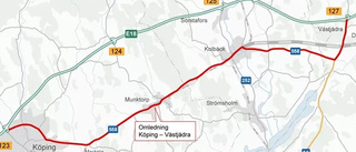 E18 stängs av i västlig riktning