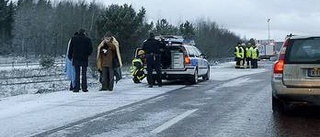 Olycka på E 4 vid Arlanda