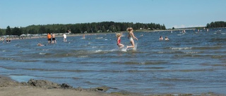 Otjänligt badvatten vid havsbadet