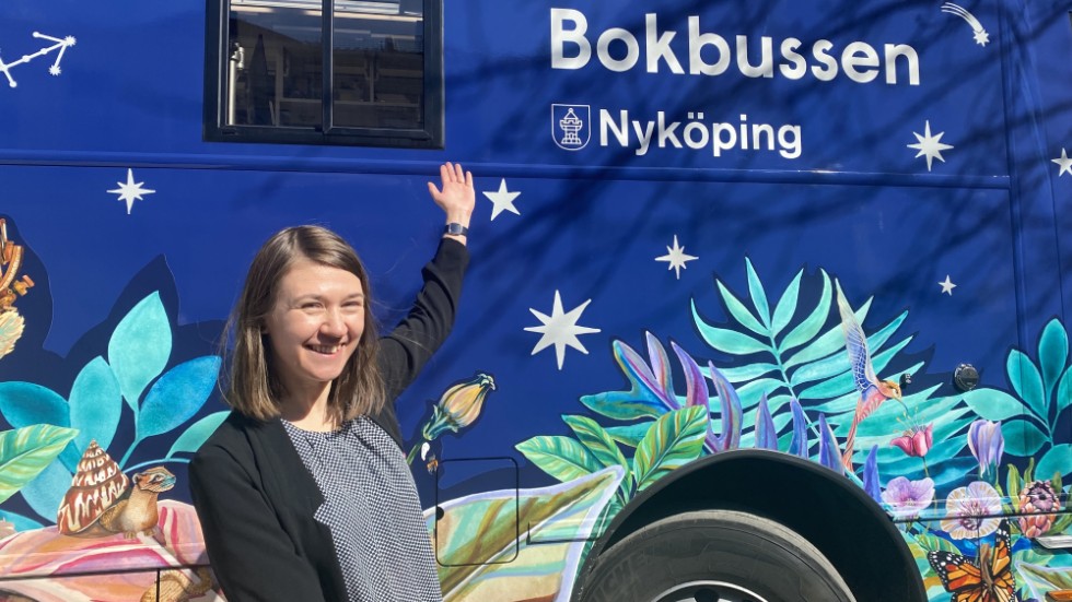 Enhetschefen på biblioteket, Ulrika Freij, är "mer än nöjd" med utformningen.