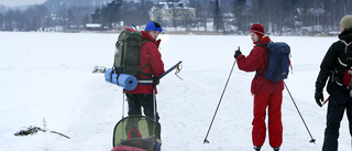 Theodor sov nästan hela loppet