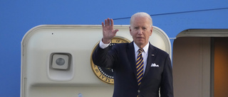 Biden har landat i Finland