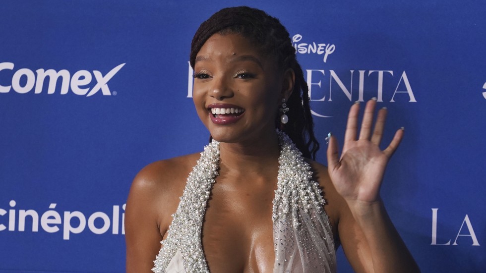 Halle Bailey spelar Ariel i Disneys nyinspelning av "Den lilla sjöjungfrun". Arkivbild.