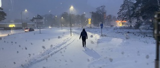 Gul varning från SMHI och ännu mer snö – här är dagens väder