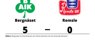 Bra start för Bergnäset efter seger mot Remsle