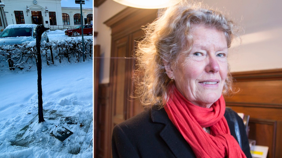Cecilia Björk (S) berättar att polisen varit på besök hos en förskola för att berätta hur de jobbat för att hitta strutsarna.