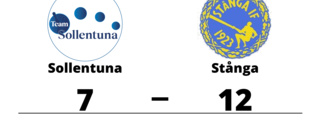 Stånga besegrade Sollentuna med 12-7