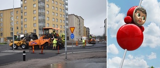 Kanalgatans rondell blir klar för trafik