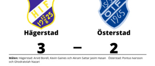 Pontus Ivarsson och Ghodratolah Nazari målskyttar när Österstad förlorade