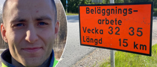 Nu fixas landsvägen – påverkar trafiken: "Kan bli bök och stök"