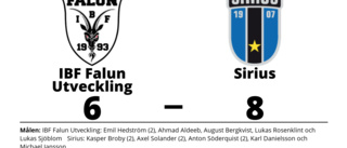 Sirius segrare borta mot IBF Falun Utveckling