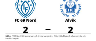 Efterlängtad poäng för FC 69 Nord - steg åt rätt håll mot Alvik