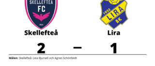 Lira föll mot Skellefteå