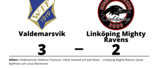 Förlust för Linköping Mighty Ravens efter tapp i tredje perioden mot Valdemarsvik