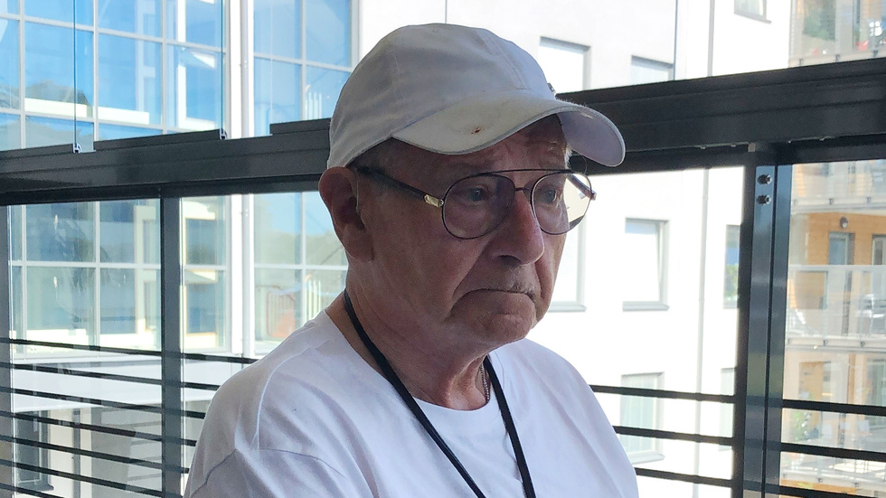 Vanligtvis bodde Leif Löfvenborg på Myntans äldreboende. Bilden är tagen på Koggen, där Leif Löfvenborg bodde en tid då Myntan renoverades. 