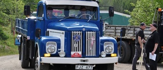 73 fordon deltog på veteranlastbilsrally