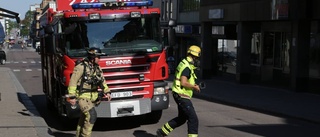 Brand i affär var falsklarm