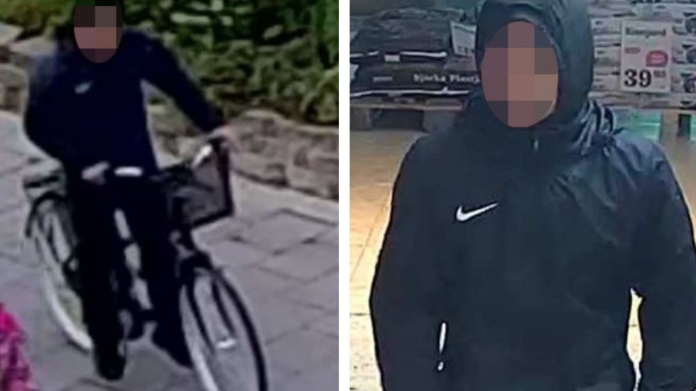 19-åringen som åtalats för att ha avlossat skottet filmades av flera övervakningskameror i Ryd den 15 september i fjol. (Bilderna är hämtade ur förundersökningen.) 