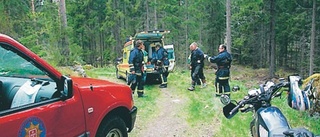 Till sjukhus efter motorcykel-olycka