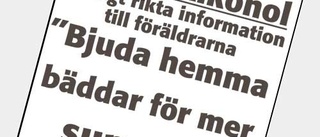 Att bjuda hemma ökar ungas supande