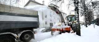 Kommunen missnöjd med snöröjningen