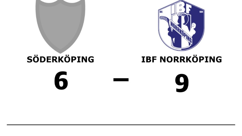 Söderköpings IBK förlorade mot IBF Norrköping
