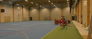 Sporthall i väntan på eleverna