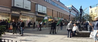 Nazister demonstrerade i Uppsala