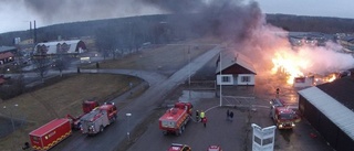 Storbrand förstörde sportbutik