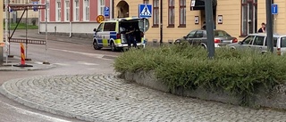 Krock i centrala Nyköping – polis larmades