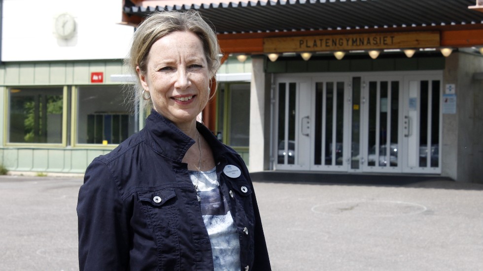 "Jätteroligt att de kommer hit", säger rektor Christina Billemar, om att Vård- och omsorgsprogrammet flyttar till Platen.