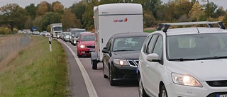 Havererad buss orsakade kilometerlånga köer