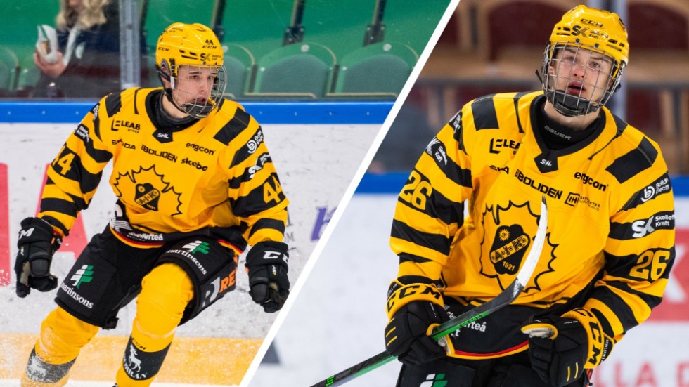 Elias Salomonsson och Simon Robertsson hade det tungt med Småkronorna, när Kanada vann med 12–1.