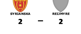 Syrianska fixade kryss hemma mot Reijmyre