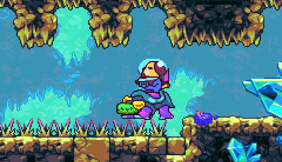 "Goodboy galaxy" har säkrat finansiellt stöd för att kunna släppas på Game Boy Advance. Pressbild.