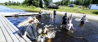 Baddare till badare i Vallsträsket