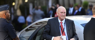 Sydafrikas expresident FW de Klerk död