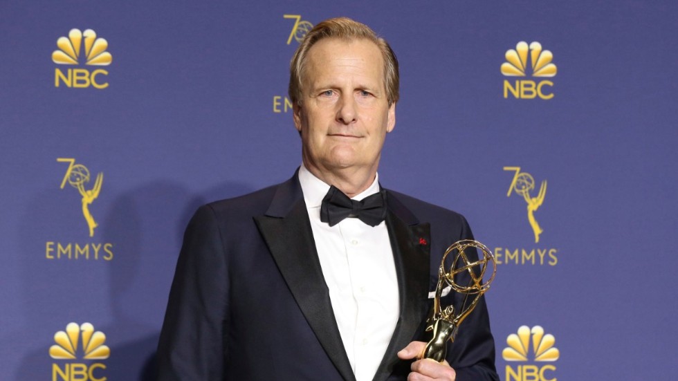 Jeff Daniels fick en Emmy för sin roll i "Godless" på Emmygalan 2018. Arkivbild.