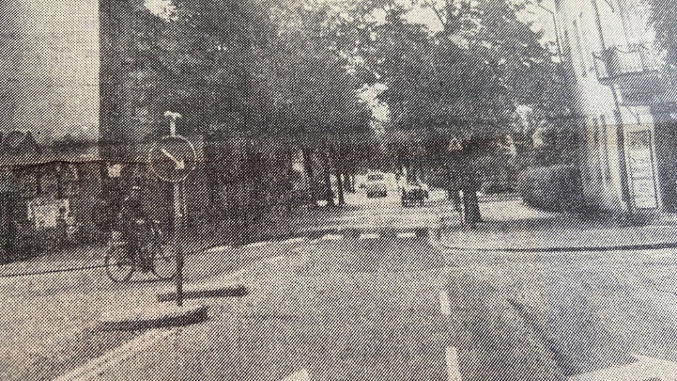 Kuriren för 50 år sedan: Den nya stadsplanen betyder slutet för allén utefter Eriksbergsvägen.