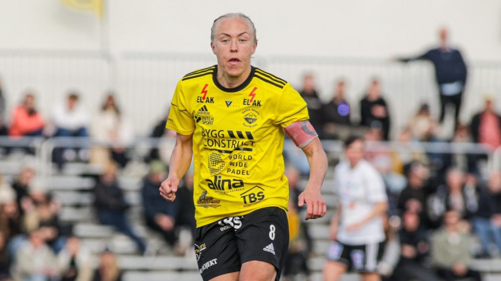 Sofia Fors i Gusk tycker att det är dags att laget slår Uppsala nu. I höst möts de i Svenska Cupen. (Arkivbild)