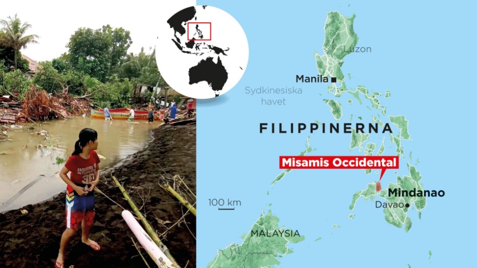 I provinsen Misamis Occidental på ön Mindanao har flera människor dött.