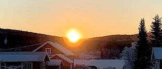 Kylslagen marknad under vacker vintersol