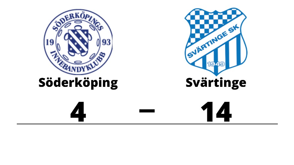 Söderköpings IBK förlorade mot Svärtinge SK