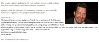 Emil Hansson efter fina gesten: Vi vill vara förebilder