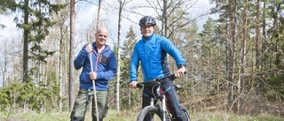 Familjedag med stigcyklister i Vitalisskogen