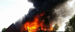 Storbrand på Vånga gård