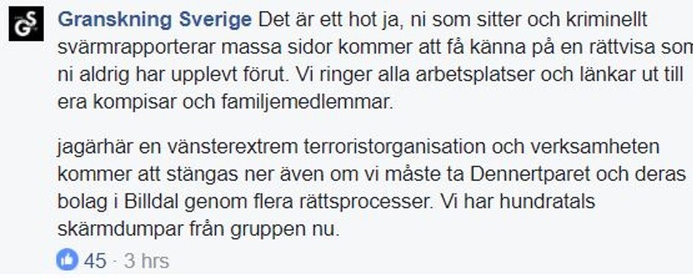 Granskning Sveriges facebook-administratör svarar på frågan varför man kartlägger medlemmar i Jag är här.