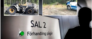 Rammade polisbilar i en våldsam jakt • "Totalt likgiltig" • "Jag fick kasta mig i diket" • Nu ställs 37-åringen inför rätta