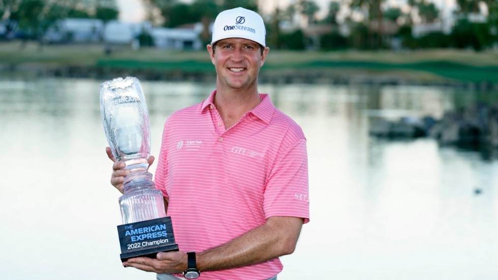Hudson Swafford är en av LIV-golfarna som nu stoppats från inledningen av penningstinna Fedex cup. Arkivbild.
